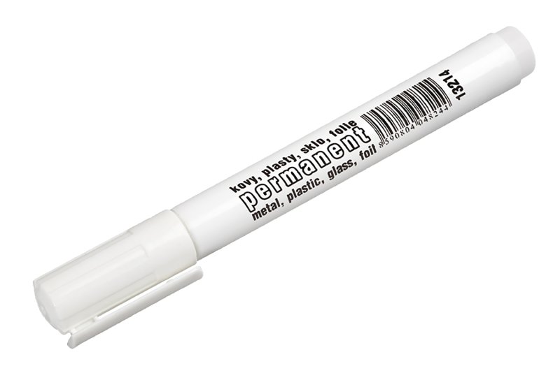 Značkovač permanentní (fix) bílý 143mm