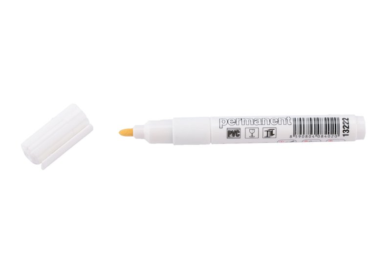 Značkovač permanentní bílý PLAST 143mm