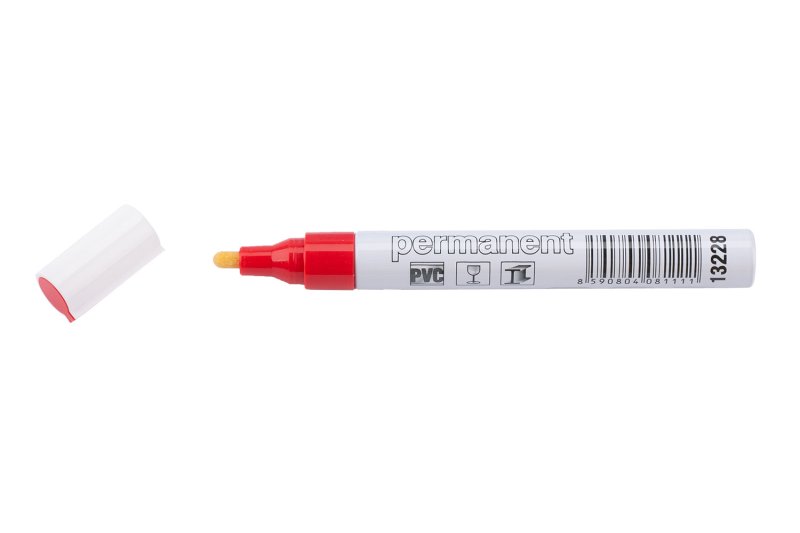 Značkovač permanentní FESTA červený ALU 143mm