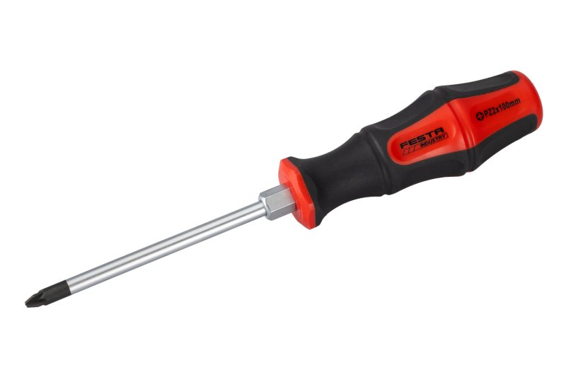 Šroubovák úderový FESTA INDUSTRY  CrV PZ 2x100mm 6hran