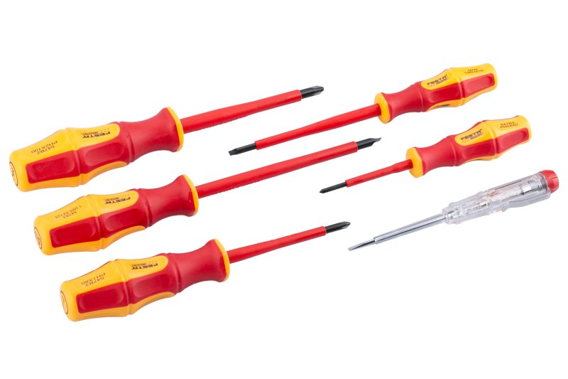 Sada eletrošroubováků FESTA INDUSTRY CrV 6ks VDE 1kV