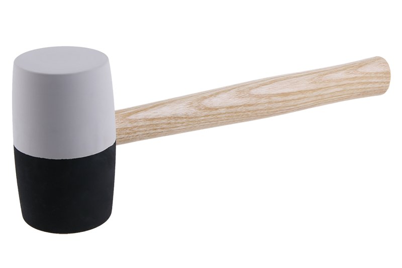 Palice gumová černobílá WESTBERG 65mm 34cm násada dřevo