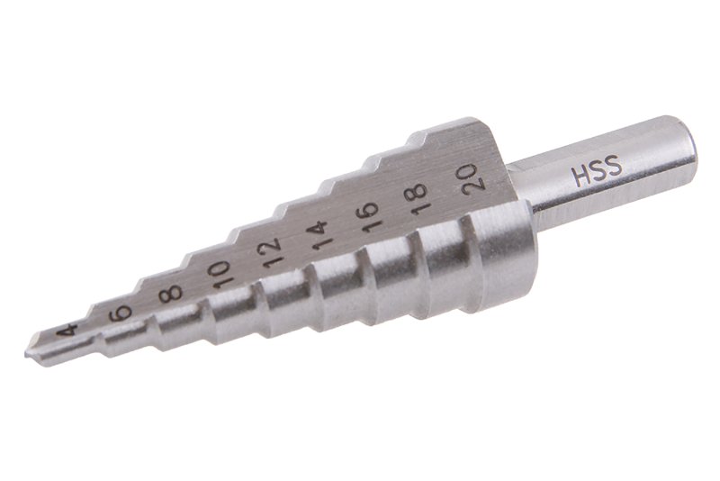 Vrták stupňový WESTBERG  HSS 4-20mm 9 stupňů