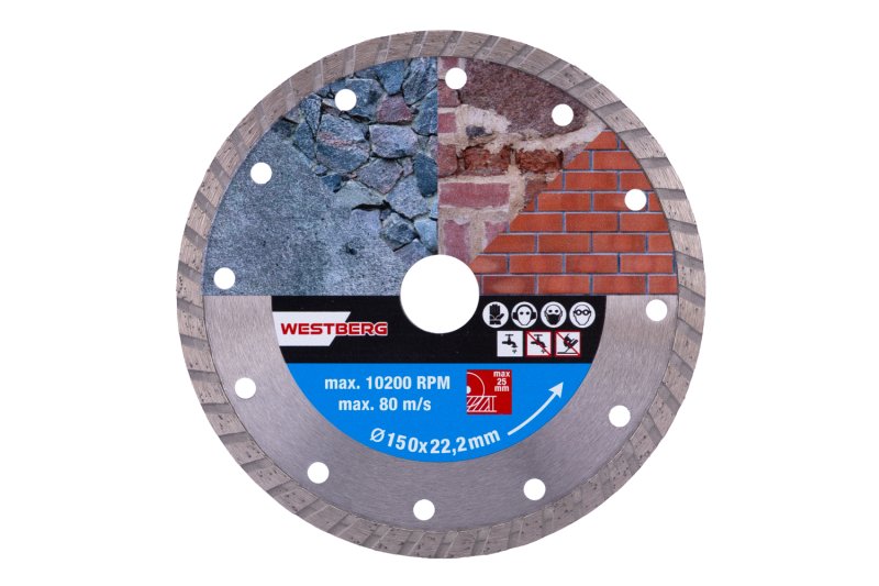 Kotouč diamantový WESTBERG 150x2.2x22.2mm TURBO