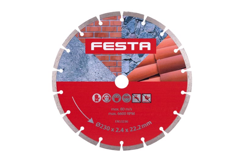 Kotouč diamantový FESTA segment 230x2.6x22.2mm