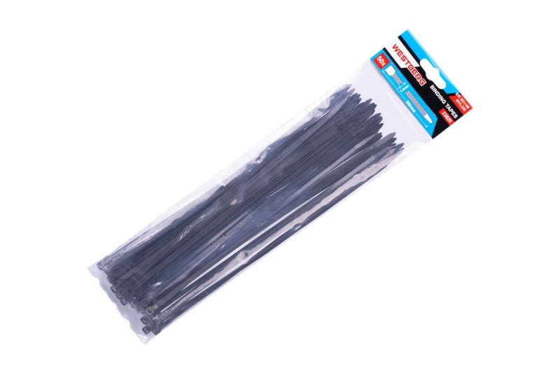 Pásky vázací WESTBERG 300x4.8mm 50ks černá