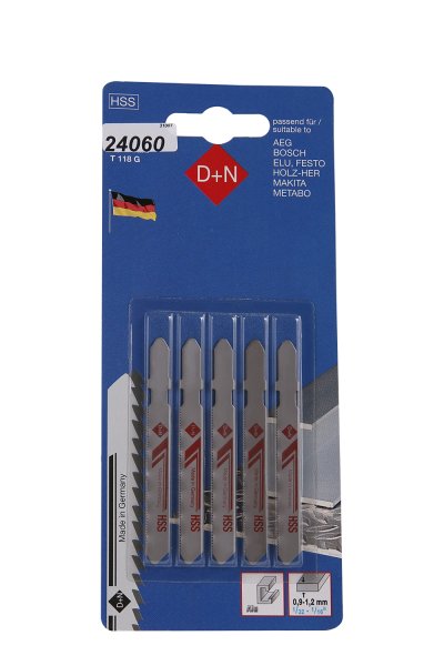 Plátky do přímočaré pily HSS 50/1mm 5ks 31007.01