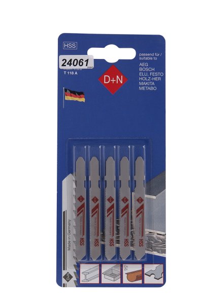 Plátky do přímočaré pily HSS 50/1mm 5ks 31012