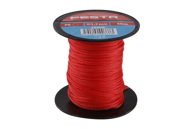 Provázek zednický FESTA 1.7mm 50m červený