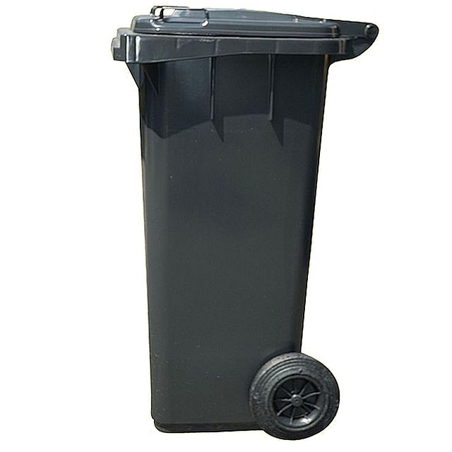 Popelnice hran.120l PVC-černá