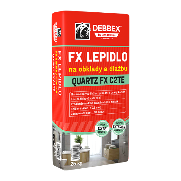 FX lepidlo na obklady a dlažbu QUARTZ FX C2TE 25kg
