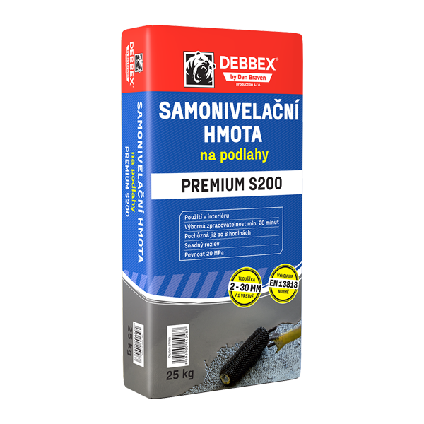 Samonivelační hmota na podlahy PREMIUM S200 25kg