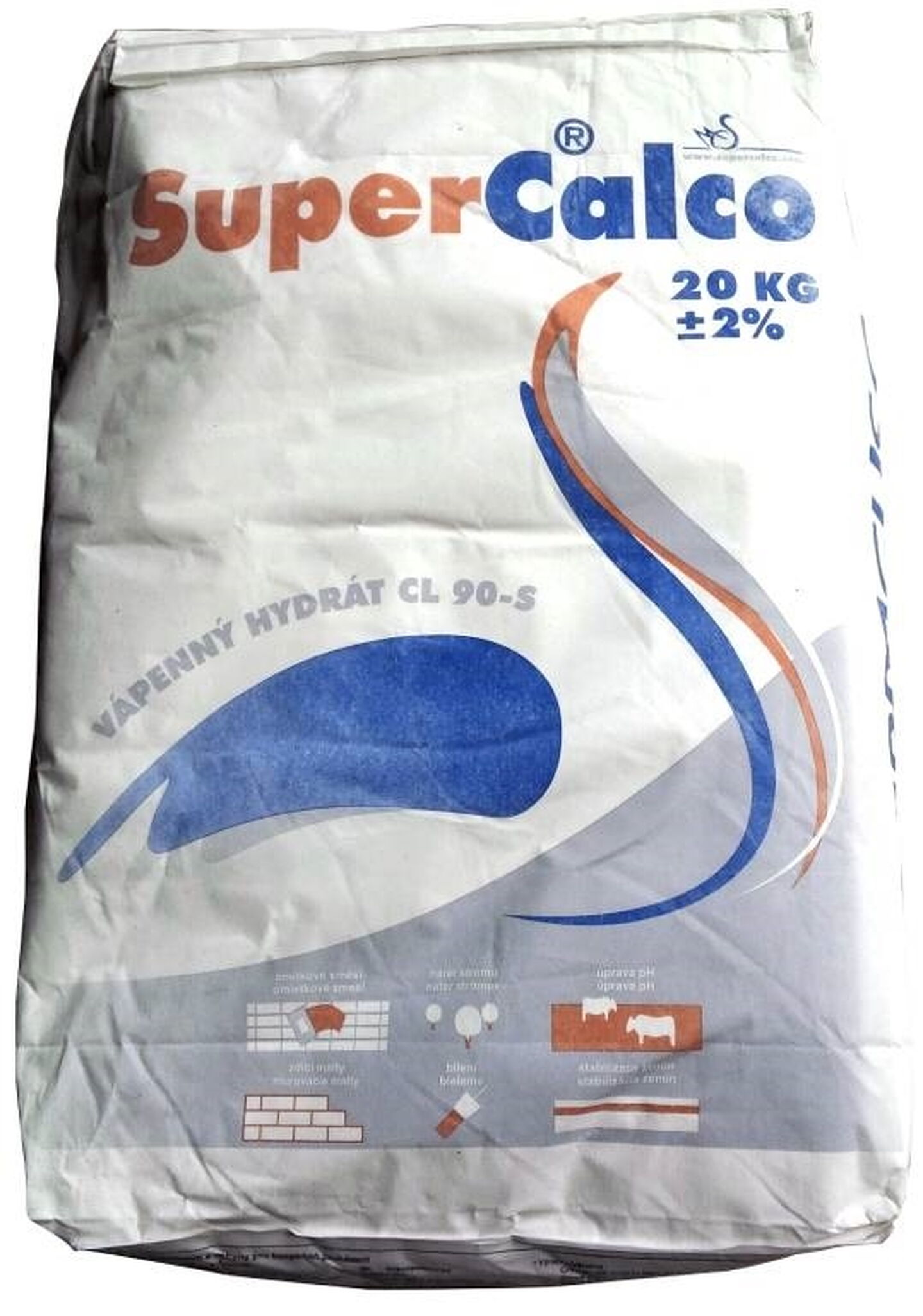 Hydrát vápenný 90-S hašené vápno -  20 kg