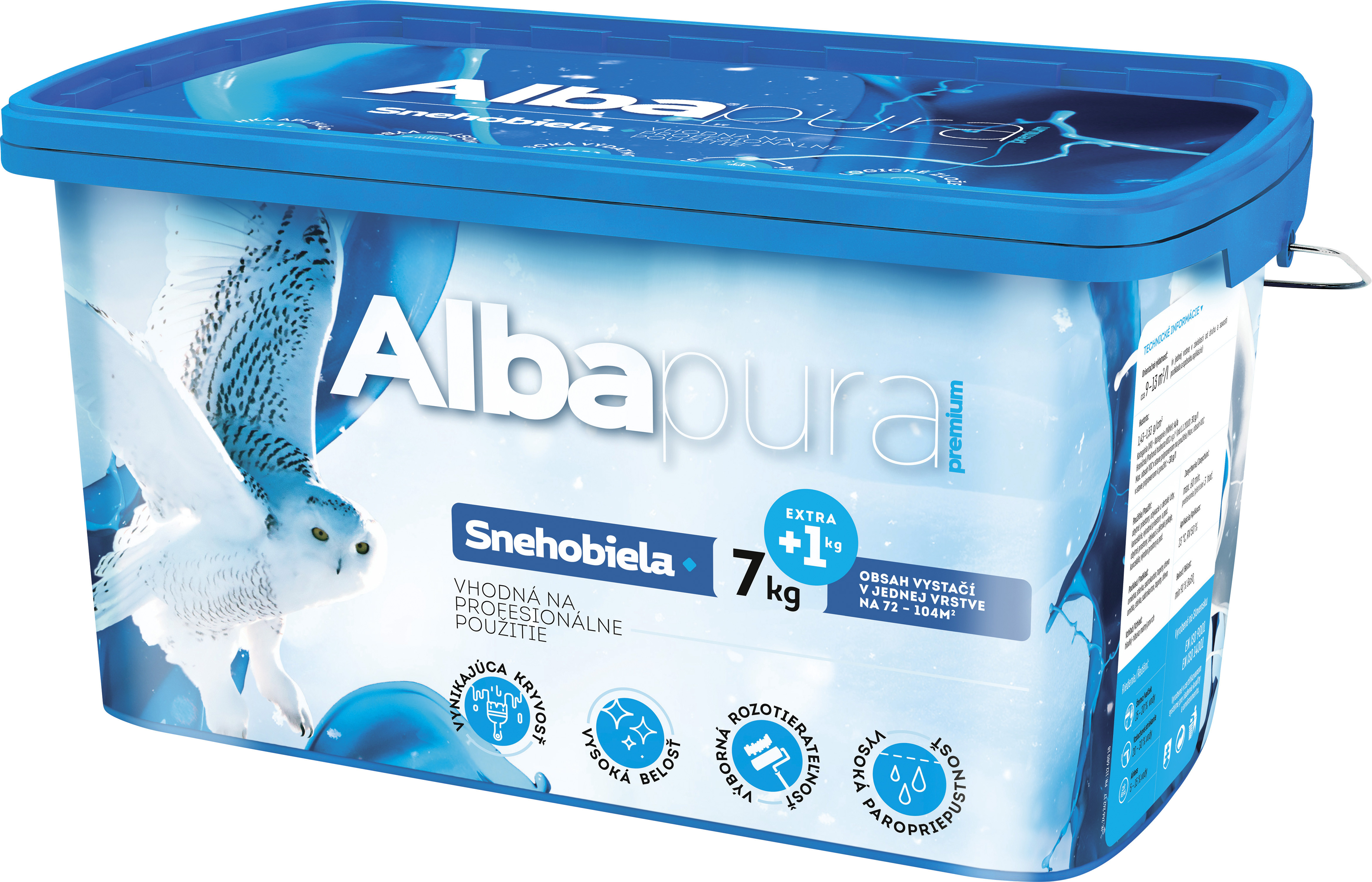 Barva malířská sněhobílá Albapura 13+2kg ZDARMA