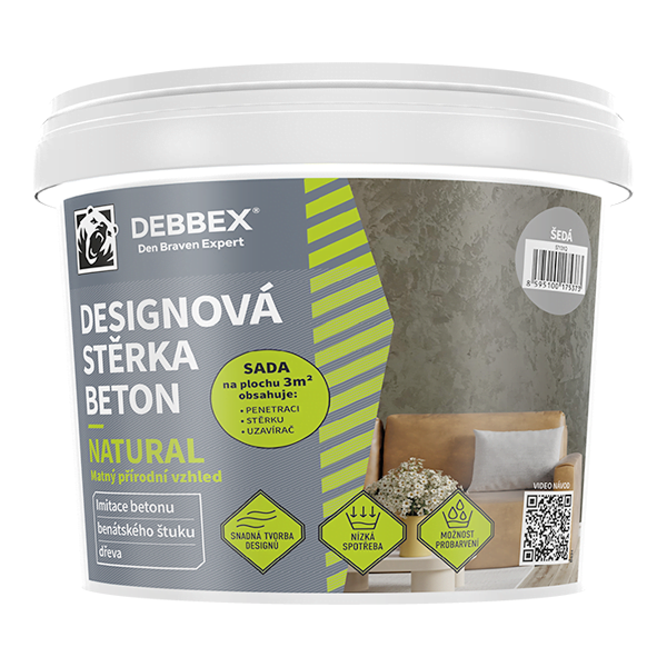 Designová stěrka BETON NATURAL 5kg