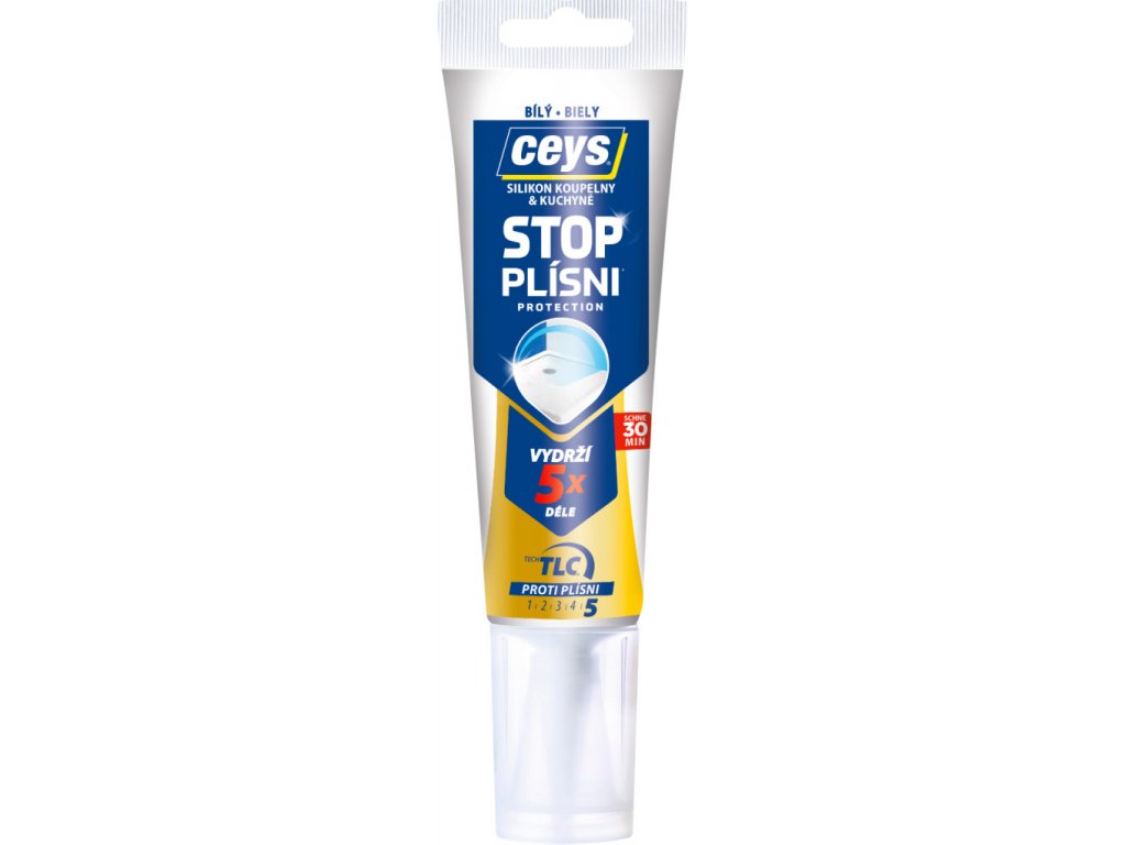 Ceys Stop Plísni sanitární silikon, bílý, tuba 125 ml