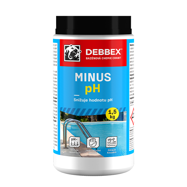 Cranit pH minus – snižuje hodnotu pH